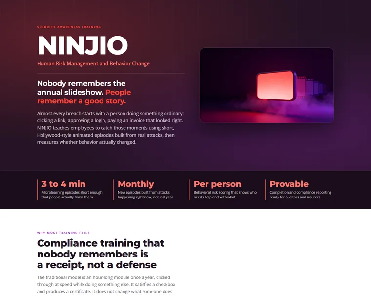 NINJIO Security Awareness